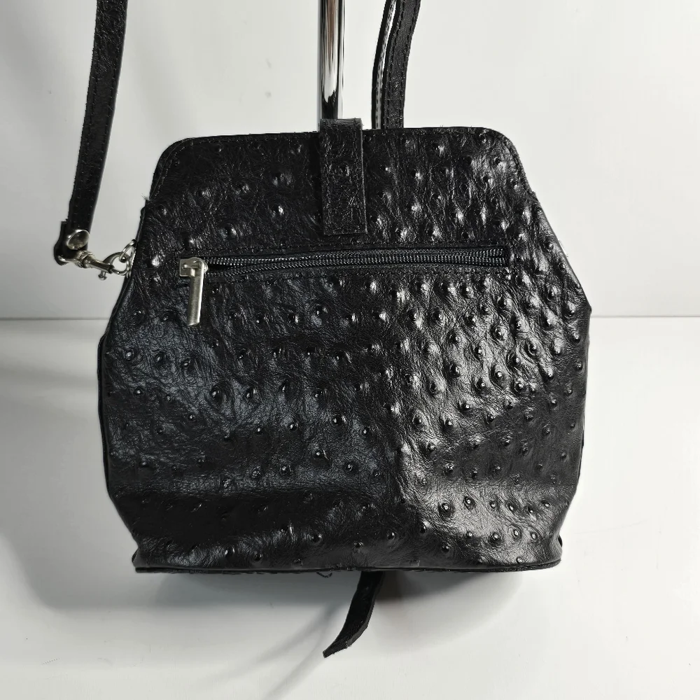 Genuine leather crossbody Handbag - Picture 3 of 9